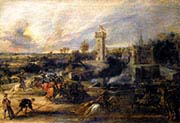 Tournament in front of Castle Steen